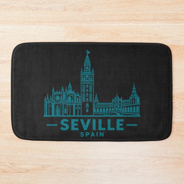 Item preview, Seville Spain Line Art Skyline Poster designed and sold by CMYKStudio.