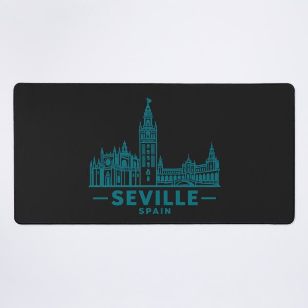 Item preview, Seville Spain Line Art Skyline Poster designed and sold by CMYKStudio.
