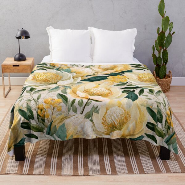 Item preview, Golden Protea Botanical Garden Pattern designed and sold by haleymaree.