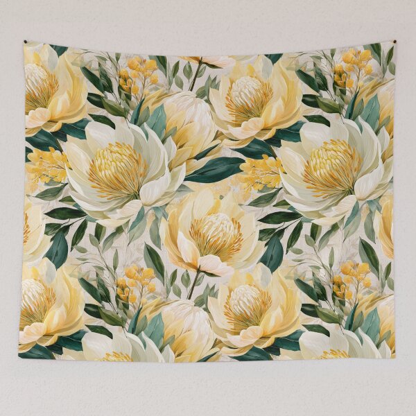 Item preview, Golden Protea Botanical Garden Pattern designed and sold by haleymaree.