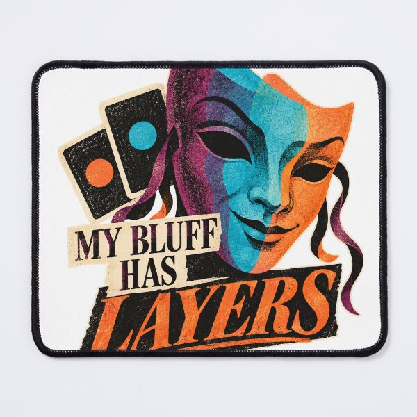 Item preview, My Bluff Has Layers Game Night designed and sold by aihrgdesign.