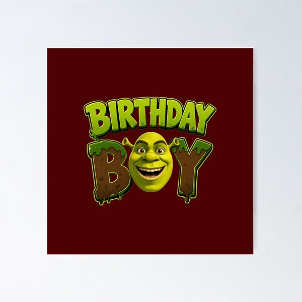 Item preview, Birthday Boy Green Monster designed and sold by kameitatsu5222.