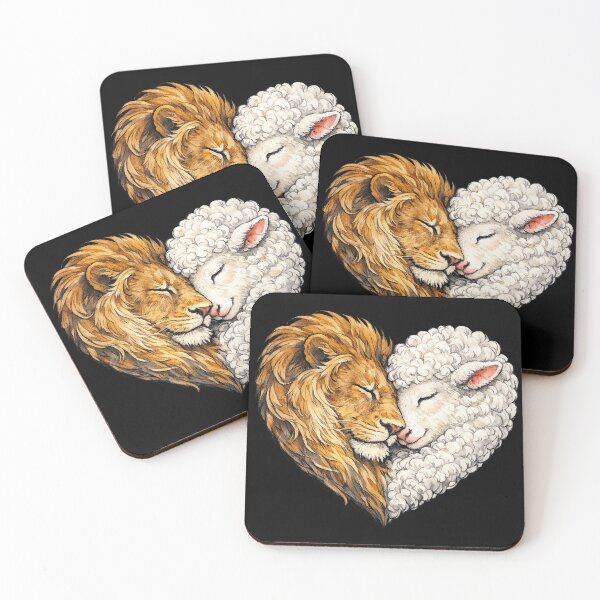 Item preview, The Heart of the Lion and the Lamb designed and sold by Lion and Lamb Design.
