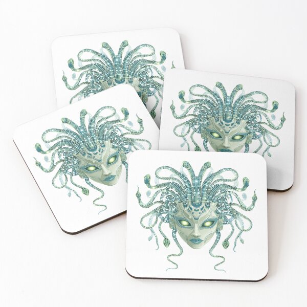 Item preview, Glitchcore Medusa – Cybernetic Serpent Sorceress designed and sold by Alphakenon.