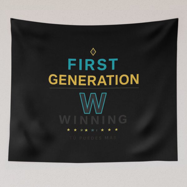 Item preview, First Generation Winning Motivational Spanish Quote designed and sold by Carolineermann.