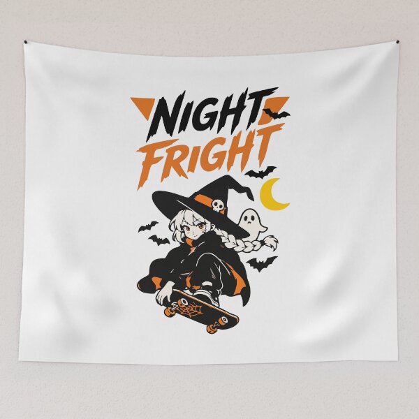 Item preview, Cute Halloween Witch Night Fright Spooky designed and sold by mazyoy.