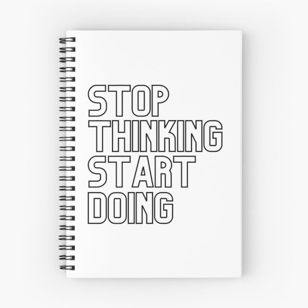Item preview, Stop Thinking Start Doing - Black designed and sold by hal-omaggard.