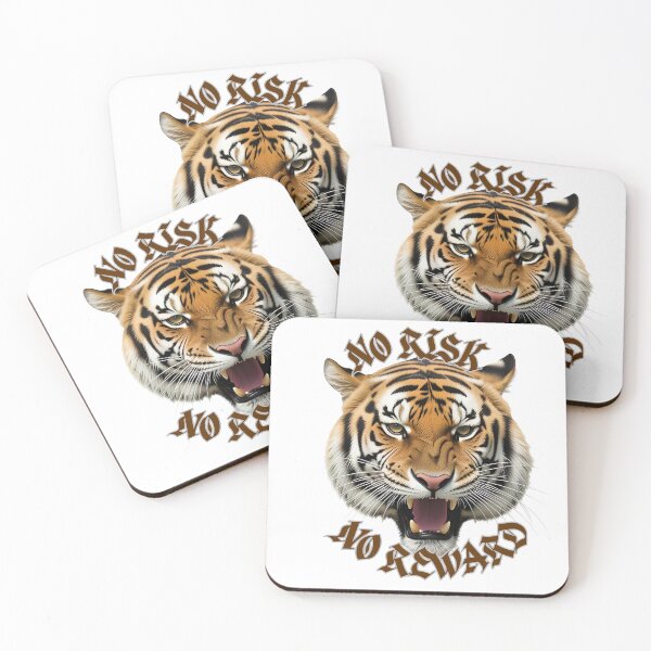 Item preview, No Risk – No Reward Tiger Photo Art  designed and sold by Debsgiftware .