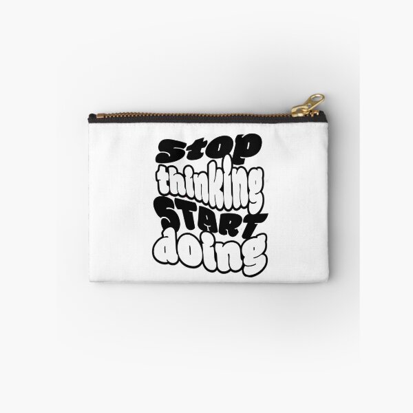 Item preview, Stop Thinking Start Doing  Bold Motivational Typography designed and sold by hal-omaggard.