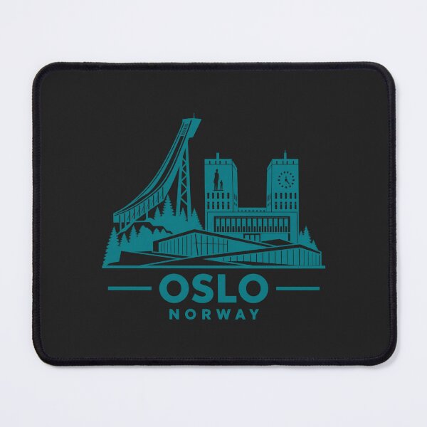 Item preview, Oslo Norway Line Art Skyline Poster designed and sold by CMYKStudio.