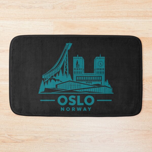 Item preview, Oslo Norway Line Art Skyline Poster designed and sold by CMYKStudio.