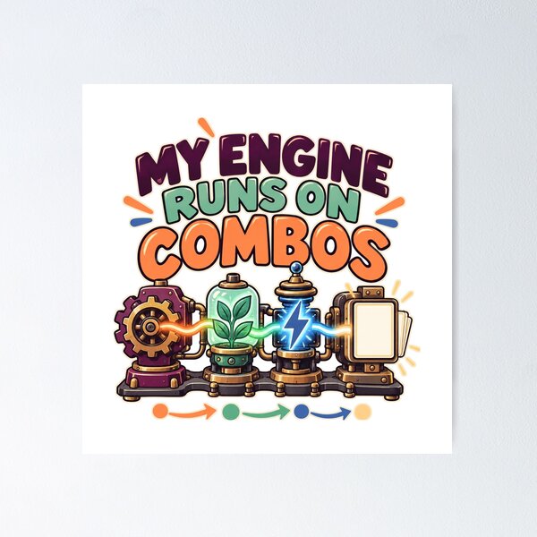 Item preview, My Engine Runs on Combos designed and sold by aihrgdesign.