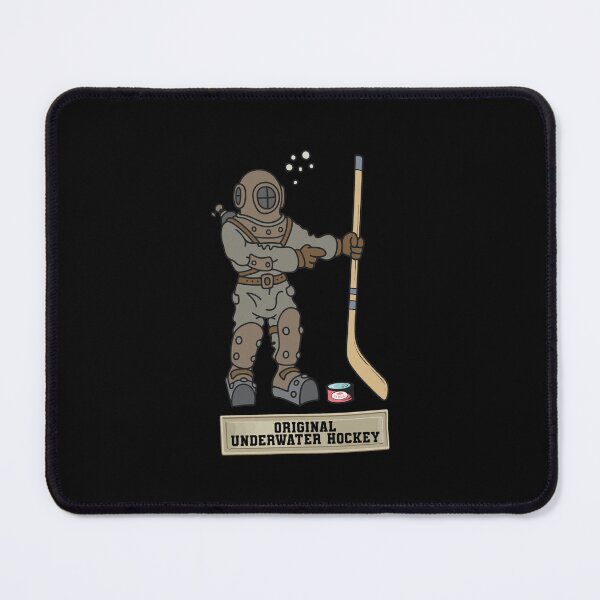 Item preview, Original Underwater Hockey Vintage Diver Art designed and sold by SADIERMANN.