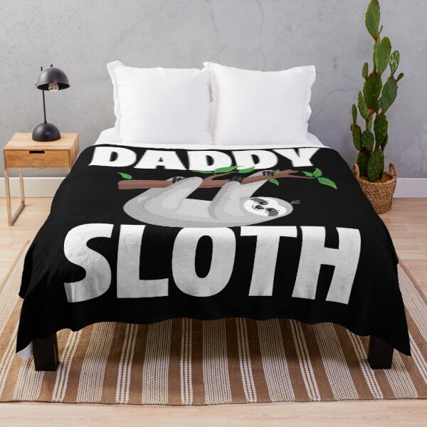 Item preview, Daddy Sloth - Father's Day Wildlife Animal Lover Zookeeper Comfort designed and sold by MarjorieJara.