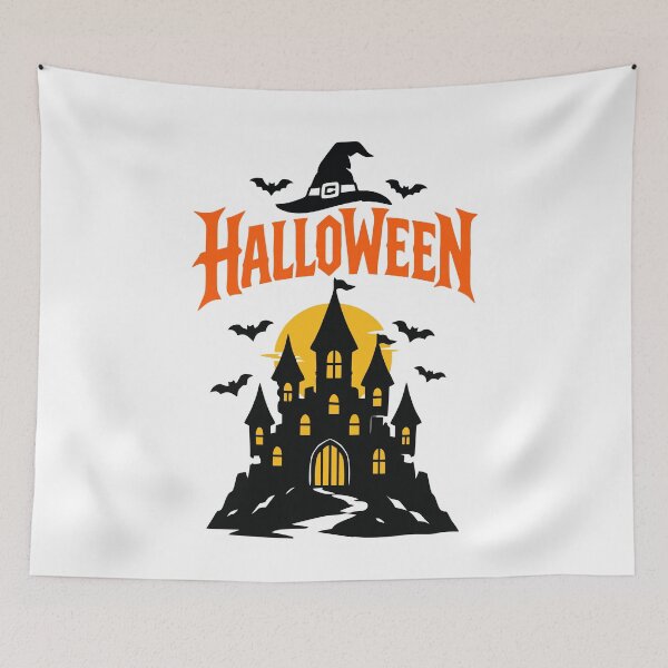 Item preview, Halloween Cute Spooky Castle Horror Season designed and sold by mazyoy.