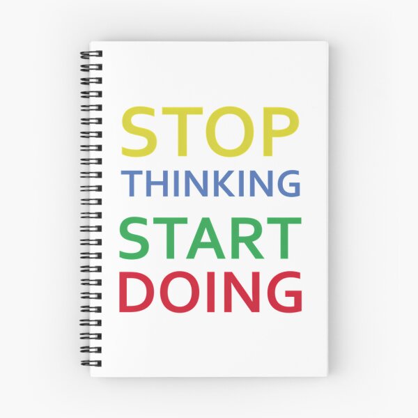 Item preview, Stop Thinking Start Doing designed and sold by hal-omaggard.