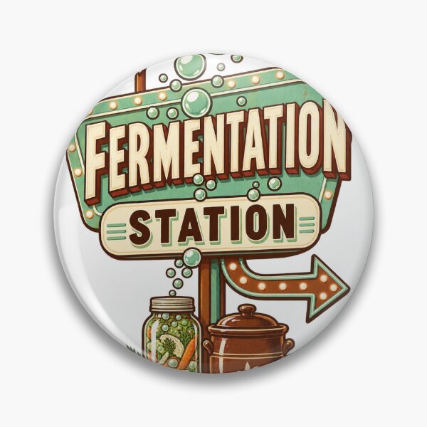 Item preview, Fermentation Station Retro Sign Fermenting Gift designed and sold by ys96.