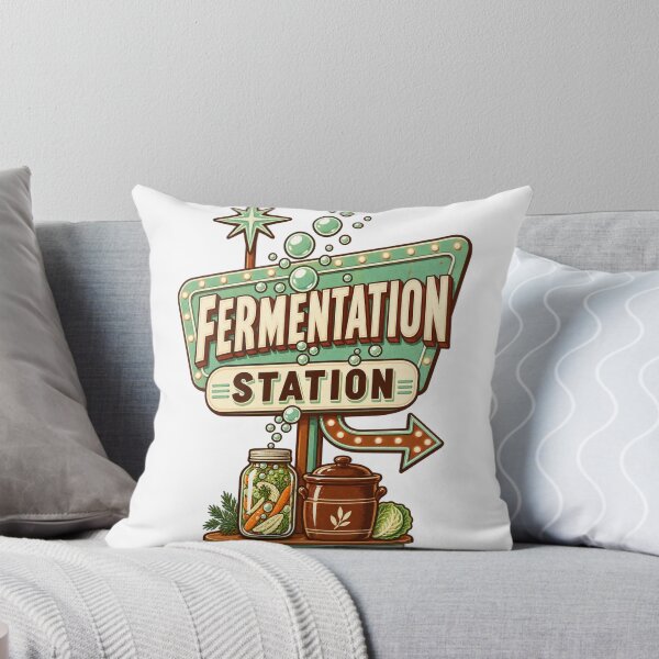 Item preview, Fermentation Station Retro Sign Fermenting Gift designed and sold by ys96.
