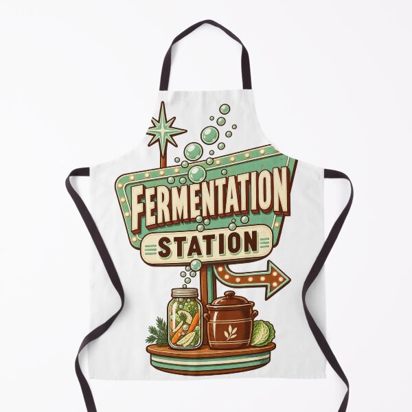 Item preview, Fermentation Station Retro Sign Fermenting Gift designed and sold by ys96.