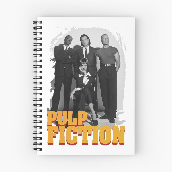Item preview, Four Figures Grayscale Pulp Style Movie Poster designed and sold by Paddelicilios.