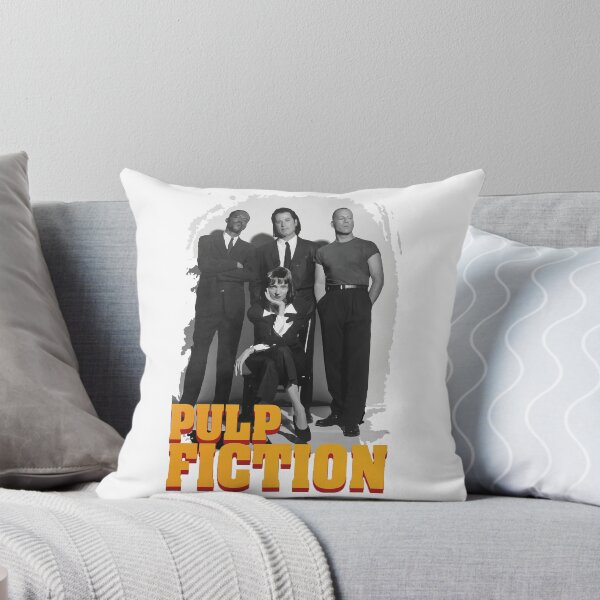 Item preview, Four Figures Grayscale Pulp Style Movie Poster designed and sold by Paddelicilios.