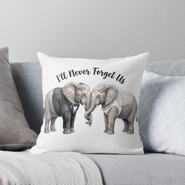 Item preview, Elephant Wedding Couple Standing designed and sold by Tiffany Roy.