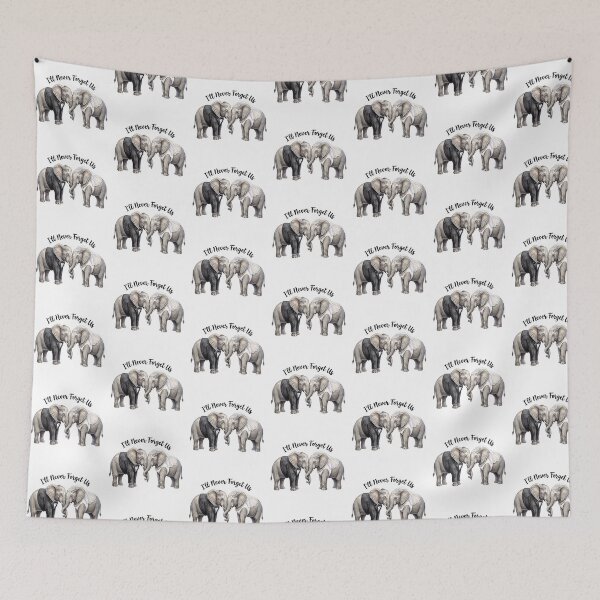 Item preview, Elephant Wedding Couple Standing designed and sold by Tiffany Roy.