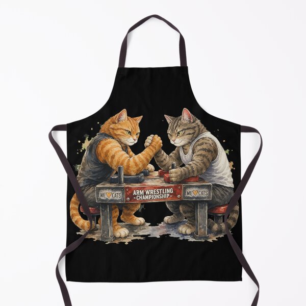 Item preview, Funny Cats Arm Wrestling Championship Art designed and sold by SADIERMANN.