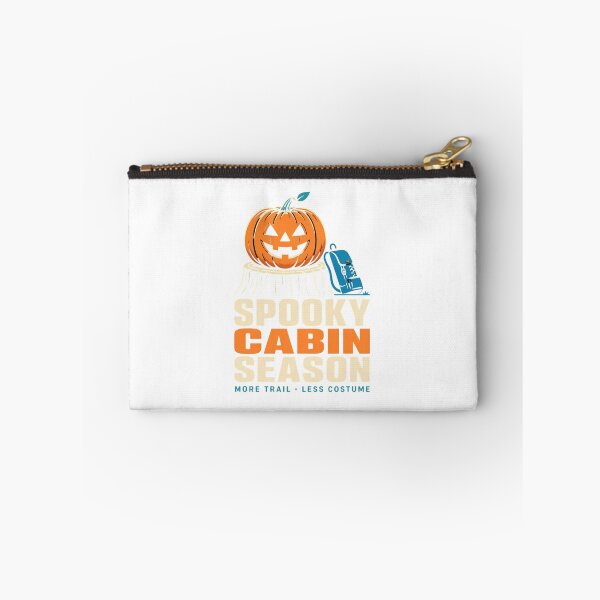 Item preview, Spooky Cabin Season Halloween Camping Pumpkin Tee designed and sold by HUTEND.