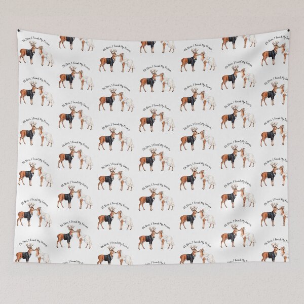Item preview, Deer Couple Wedding Standing designed and sold by Tiffany Roy.