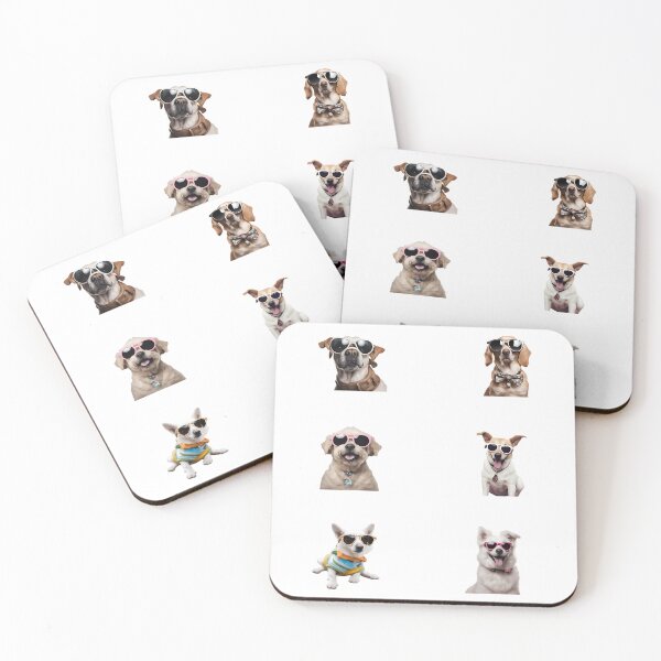 Item preview, Funny Dogs With Sunglasses Sticker Set designed and sold by war-aooldridge.