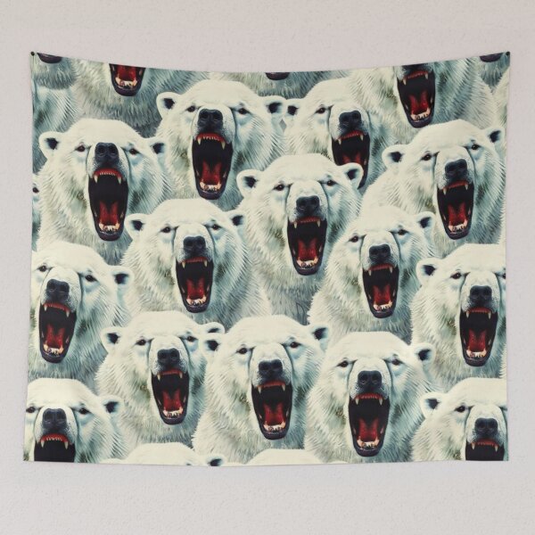 Item preview, Roaring Polar Bear Pattern designed and sold by pUNKnown.