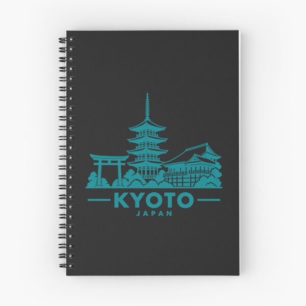 Item preview, Kyoto Japan Line Art Skyline Poster designed and sold by CMYKStudio.