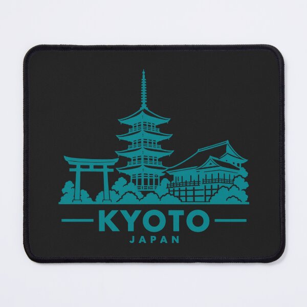 Item preview, Kyoto Japan Line Art Skyline Poster designed and sold by CMYKStudio.
