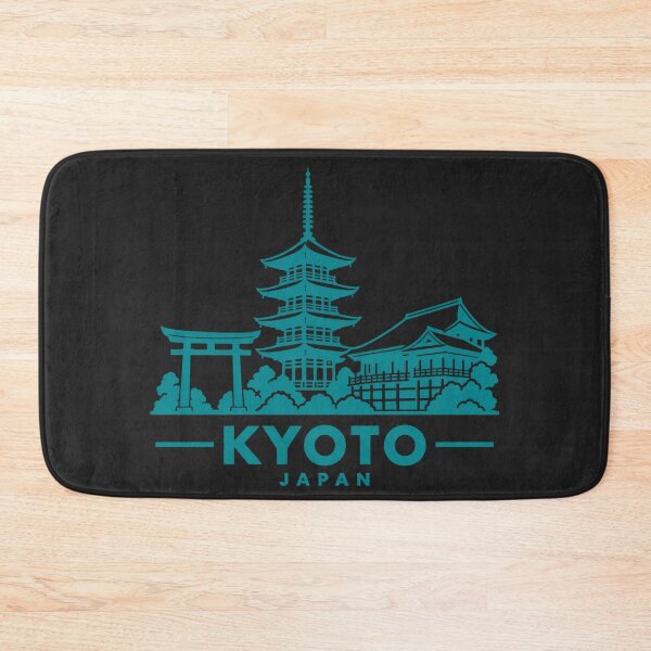 Item preview, Kyoto Japan Line Art Skyline Poster designed and sold by CMYKStudio.