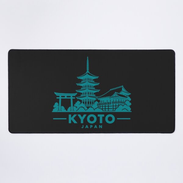 Item preview, Kyoto Japan Line Art Skyline Poster designed and sold by CMYKStudio.