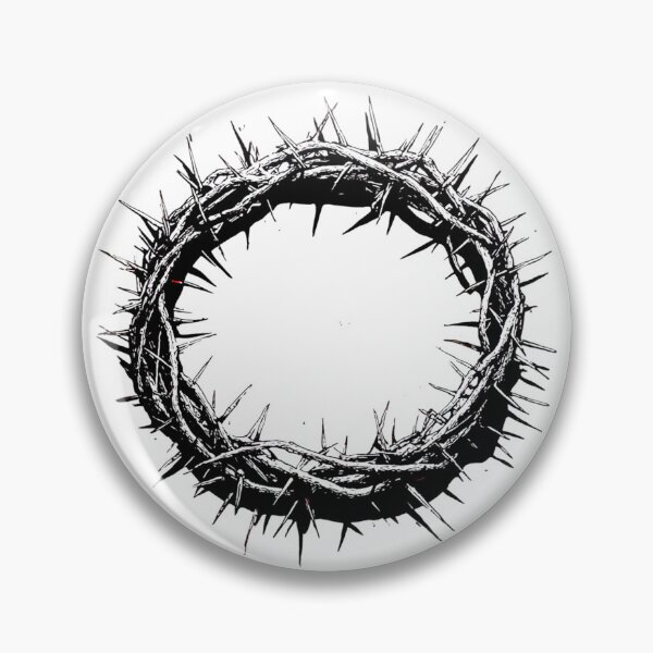 Item preview, Crown of Thorns – Warning Wire Halo Emblem designed and sold by Alphakenon.