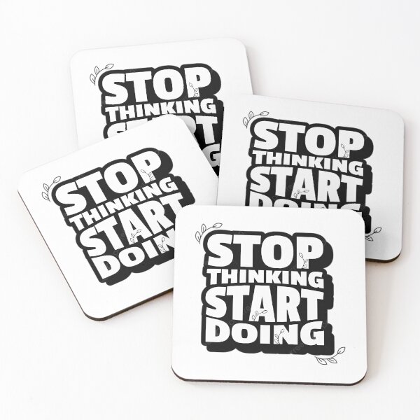 Item preview, Stop Thinking Start Doing Motivational designed and sold by hal-omaggard.