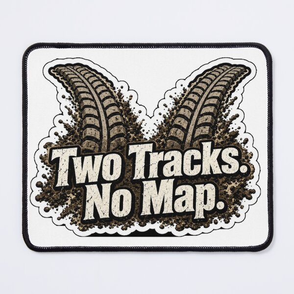 Item preview, Two Tracks. No Map. designed and sold by Freckled-Monkey.
