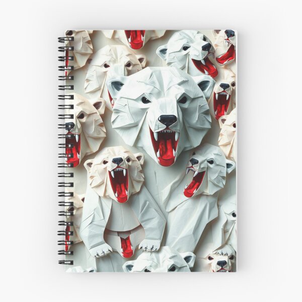 Item preview, Paper Roaring Polar Bear Pattern designed and sold by pUNKnown.