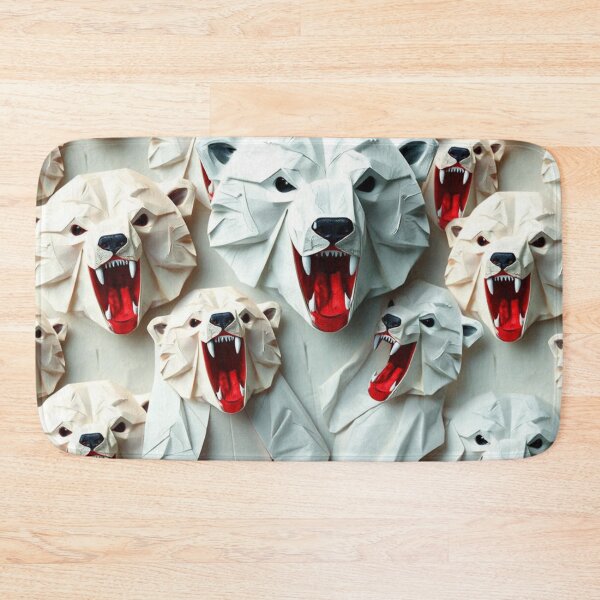 Item preview, Paper Roaring Polar Bear Pattern designed and sold by pUNKnown.