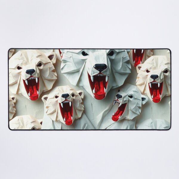 Item preview, Paper Roaring Polar Bear Pattern designed and sold by pUNKnown.