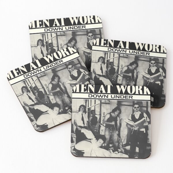 Item preview, Men At Work Down Under Australian Rock Band Seventies designed and sold by mahmoudemad10.