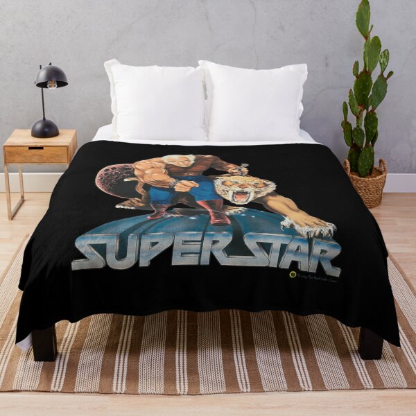 Item preview, Super Star Man and Saber-Tooth Tiger Retro Art designed and sold by SADIERMANN.