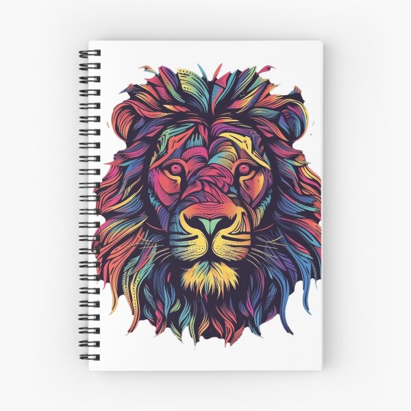 Item preview, Neon Lion - Vibrant Colored King of the Jungle designed and sold by Alphakenon.