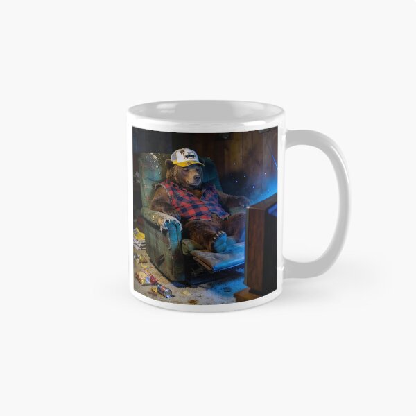Item preview, Sloppy Bear Spends His Winter Watching Television designed and sold by Tridentulus.