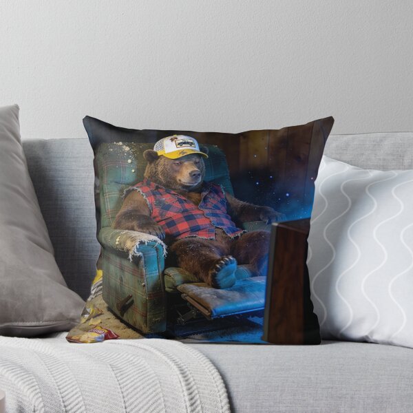 Item preview, Sloppy Bear Spends His Winter Watching Television designed and sold by Tridentulus.