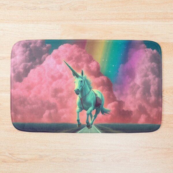 Item preview, Unicorn on a Rainbow Highway designed and sold by MongLongStudio.