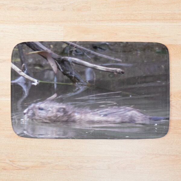Item preview, North American Beaver Swimming-Side View designed and sold by WilesNailsPower.