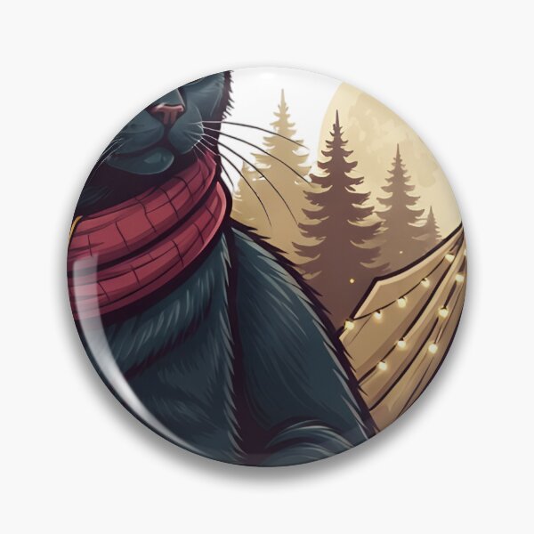 Item preview, Autumn Camping Cat Cozy Halloween Gothic Storybook Art designed and sold by HUTEND.